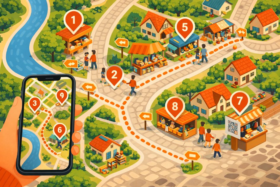 Dorfflohmarkt: So erkunden Besucher wirklich alle Straßen